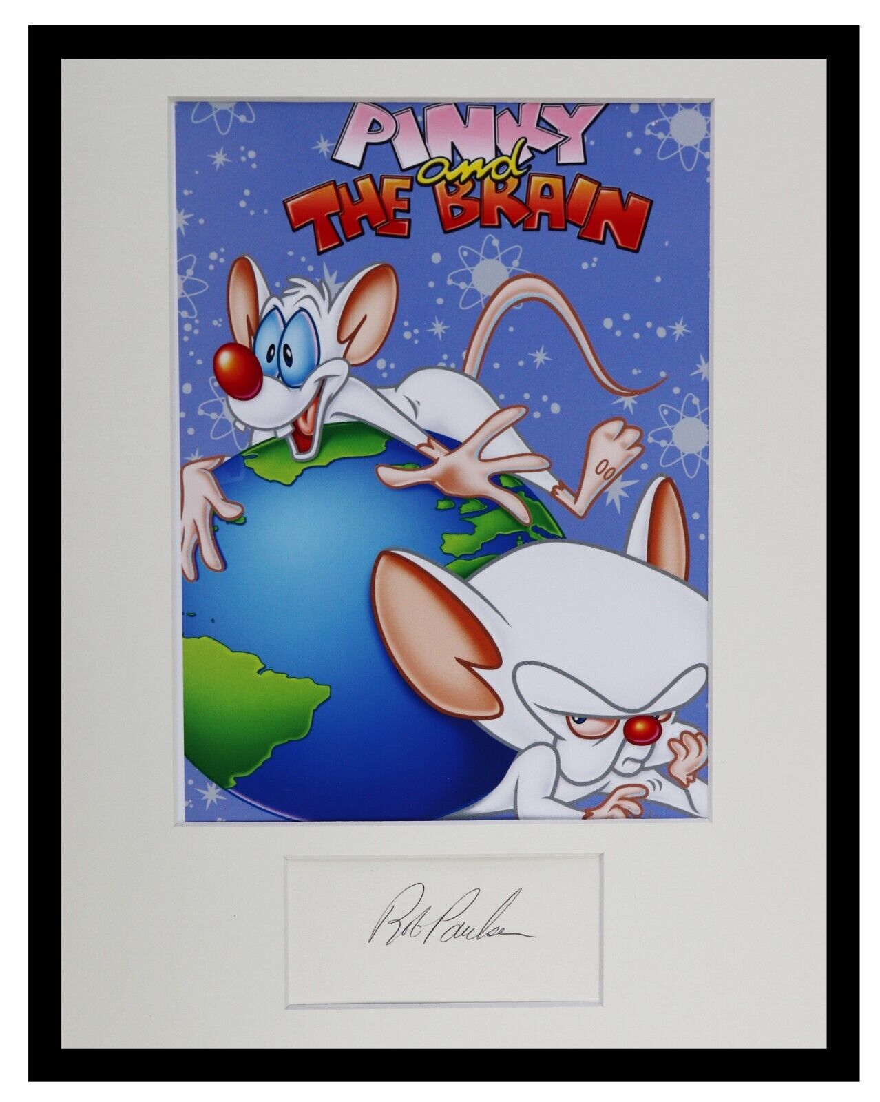 Rob Paulsen Signed Framed 11x14 Photo Display AW Pinky and the Brain