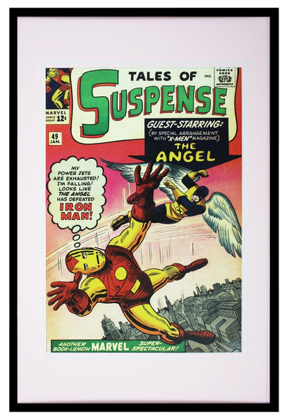 Tales of Suspense #49 Angel Iron Man Framed 12x18 Official Repro Cover Display