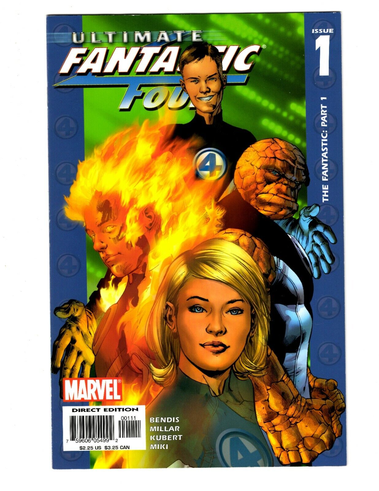 Ultimate Fantastic Four #1 VINTAGE 2004 Marvel Comics