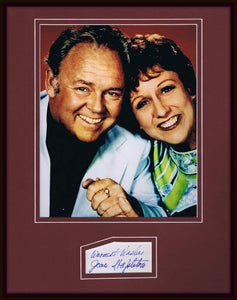 Jean Stapleton Signed Framed 11x14 Photo Display All in the Family w/ C O'Connor