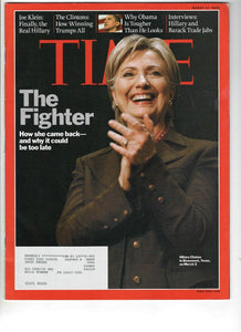 Mar 17 2008 Time Magazine Hillary Clinton