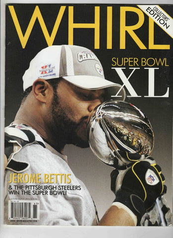 Vintage 2006 Whirl Magazine Pittsburgh Steelers Super Bowl XL Jerome Bettis