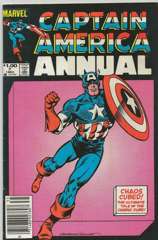 Captain America Annual #7 ORIGINAL Vintage 1983 Marvel Comics 