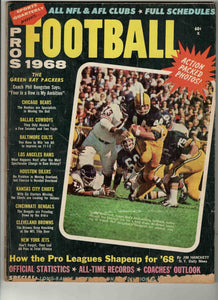 1968 Sports Quarterly Pro Football Magazine Donny Anderson Packers