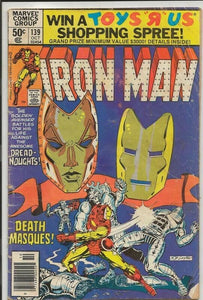 Iron Man #139 VINTAGE 1980 Marvel Comics 