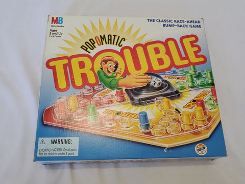 VINTAGE 1994 Milton Bradley Popomatic Trouble Board Game