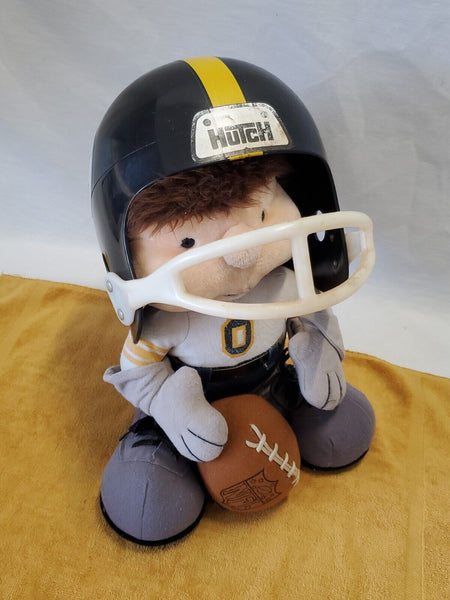 VINTAGE Pittsburgh Steelers Plush Doll with Hutch Football Helmet