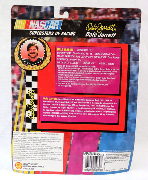 VINTAGE 1997 Toy Biz NASCAR Superstars of Racing Dale Jarrett Action Figure