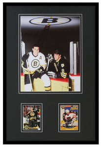 Adam Oates & Cam Neely Dual Signed Framed 12x18 Photo Display Bruins 