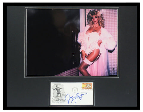 Judy Landers Stockings Lingerie Signed Framed 16x20 Photo Display