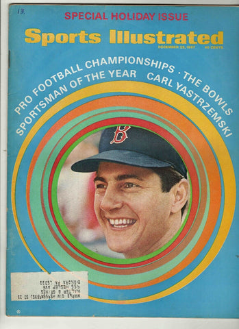 Dec 25 1967 Sports Illustrated Magazine Carl Yastrzemski