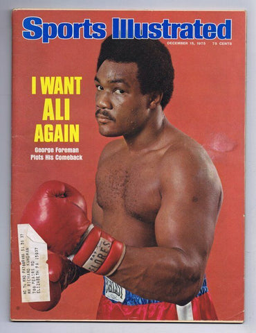 ORIGINAL Vintage Dec 15 1975 Sports Illustrated Magazine George Foreman