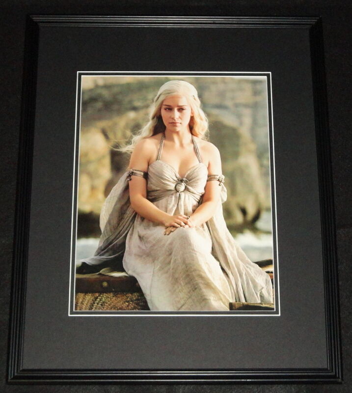 Emilia Clarke Game of Thrones Framed 11x14 Photo Poster