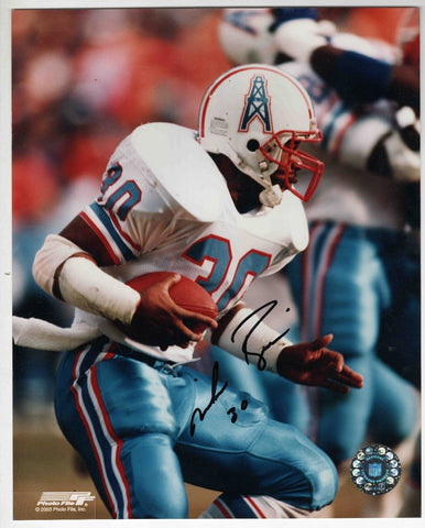 Mike Rozier Signed 8x10 Photo Oilers