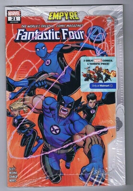 Fantastic Four #21 2020 Walmart Exclusive Marvel Comics 3 Pack Empyre