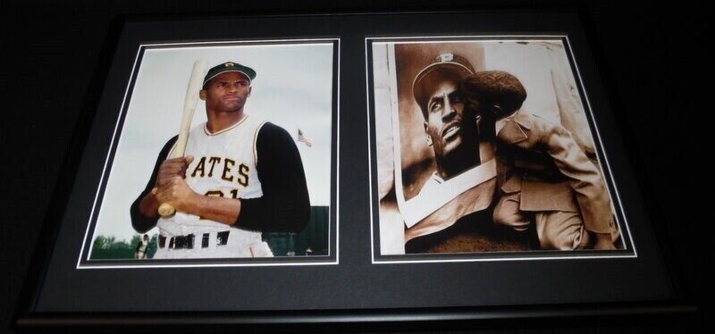 Roberto Clemente Framed 12x18 Photo Display Pirates Legend