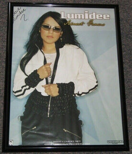 Lumidee Signed Framed 18x24 Poster Photo Almost Famous