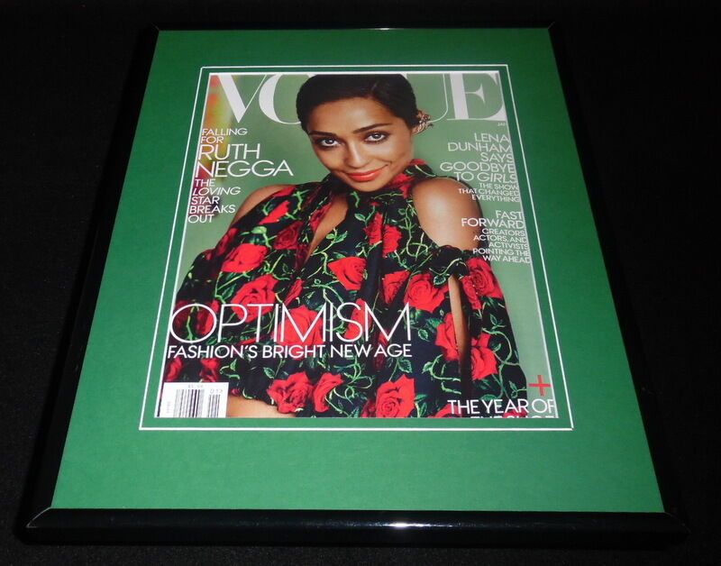 Ruth Negga Framed 11x14 ORIGINAL 2017 Vogue Magazine Cover Loving