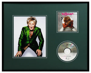 Rod Stewart Framed 16x20 Out of Order CD & Photo Display