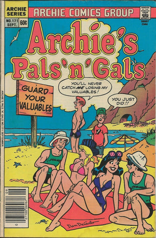 Archie's Pals 'n' Gals #171 ORIGINAL Vintage 1984 Archie Comics GGA Swimsuit  