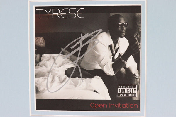 Tyrese Gibson Signed Framed 16x20 CD + Photo Display CX