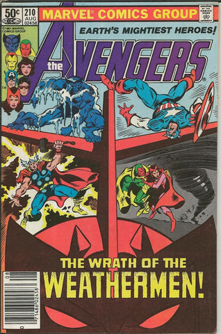 Avengers #210 ORIGINAL Vintage 1981 Marvel Comics 