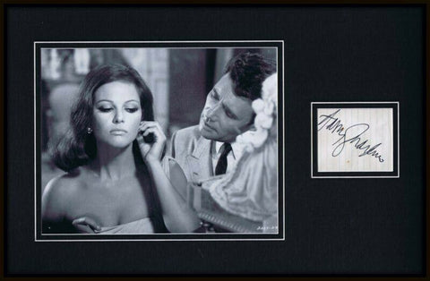 Harry Guardino Signed Framed 11x17 Photo Display w/ Claudia Cardinale