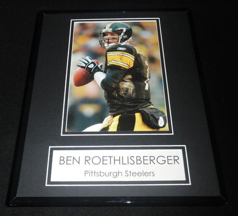 Ben Roethlisberger Framed 11x14 Action Photo Display Steelers