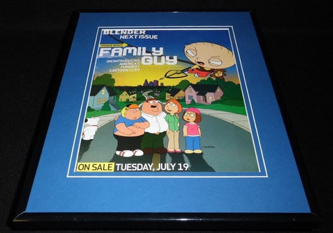 Family Guy 2005 Fox Framed 11x14 ORIGINAL Vintage Advertisement Stewie Griffin