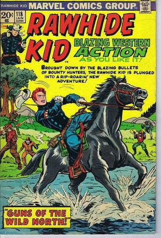 Rawhide Kid #118 ORIGINAL Vintage 1974 Marvel Comics 