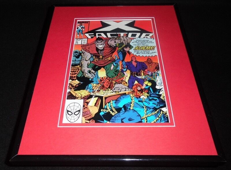 X Factor #41 1989 Framed 11x14 ORIGINAL Comic Book Cover Marvel