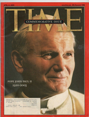 VINTAGE Apr 11 2005 Time Magazine Pope John Paul II Memorial