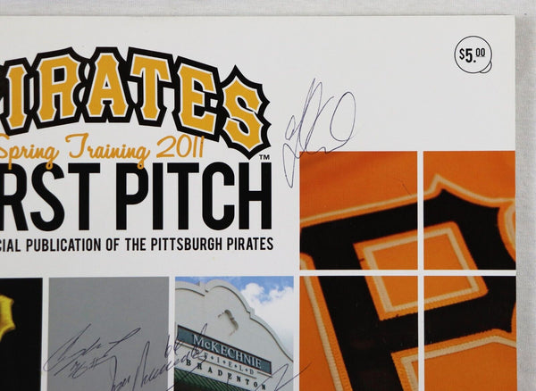 VINTAGE 2011 Pittsburgh Pirates Signed Spring Training Program