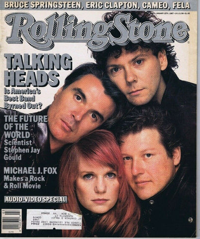 VINTAGE Jan 15 1987 Rolling Stone Magazine #491 Talking Heads Michael J Fox