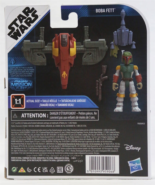 NEW SEALED 2022 Star Wars Mission Fleet Boba Fett Action Figure