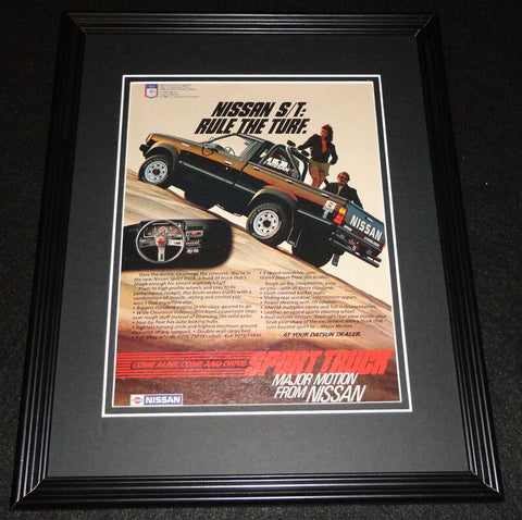 1984 Nissan Sport Truck Datsun 11x14 Framed ORIGINAL Vintage Advertisement 