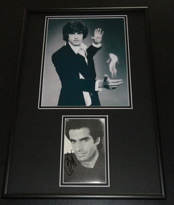 David Copperfield Signed Framed 12x18 Photo Set 