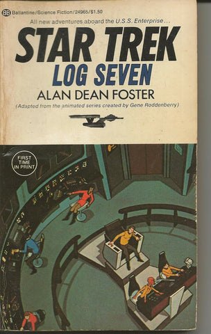 Star Trek Log 7 ORIGINAL Vintage 1976 Paperback Book Ballantine Alan D Foster