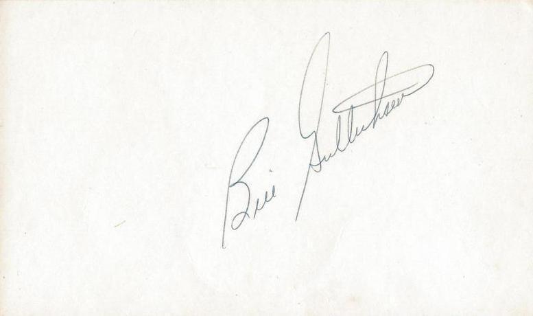 Bill Gullickson Signed 3x5 Index Card JSA Expos Yankees