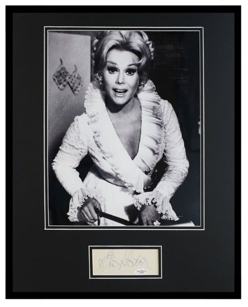 Eva Gabor Signed Framed 16x20 Photo Display JSA Green Acres