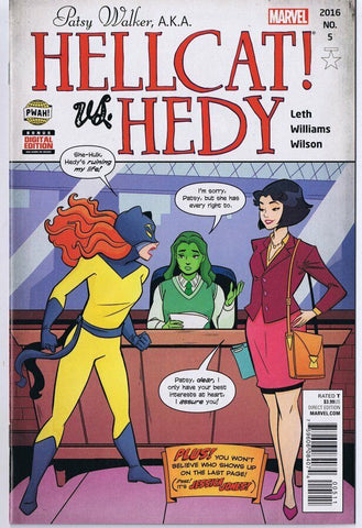 Patsy Walker AKA Hellcat #5 ORIGINAL Vintage 2016 Marvel Comics She Hulk