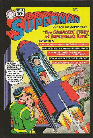 Superman #146 1961 4x5" Cover Postcard 2010 DC Comics 