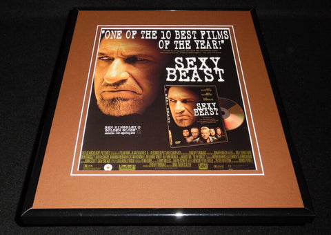 Sexy Beast 2000 Framed 11x14 ORIGINAL Advertisement Ben Kingsley