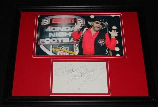 Hank Wiliams Jr Signed Framed 11x14 Photo Display Monday Night Football 