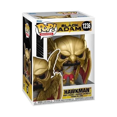 NEW SEALED 2022 Funko Pop Figure Black Adam Hawkman Aldis Hodge