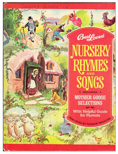 VINTAGE 1974 Parents Magazine Best Loved Nursery Rhymes and Songs Hardcover Book