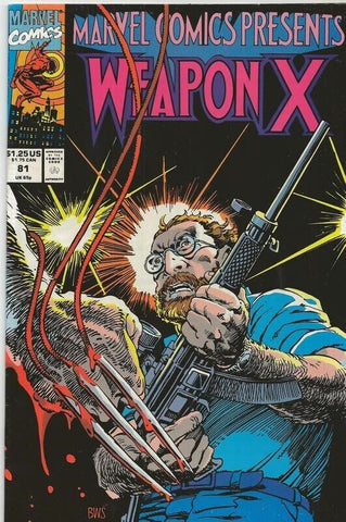 Marvel Comics Presents #81 ORIGINAL Vintage 1991 Marvel Comics Wolverine