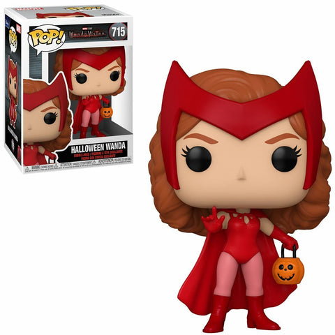 NEW SEALED 2021 Funko Pop Figure WandaVision Halloween Wanda Elizabeth Olsen