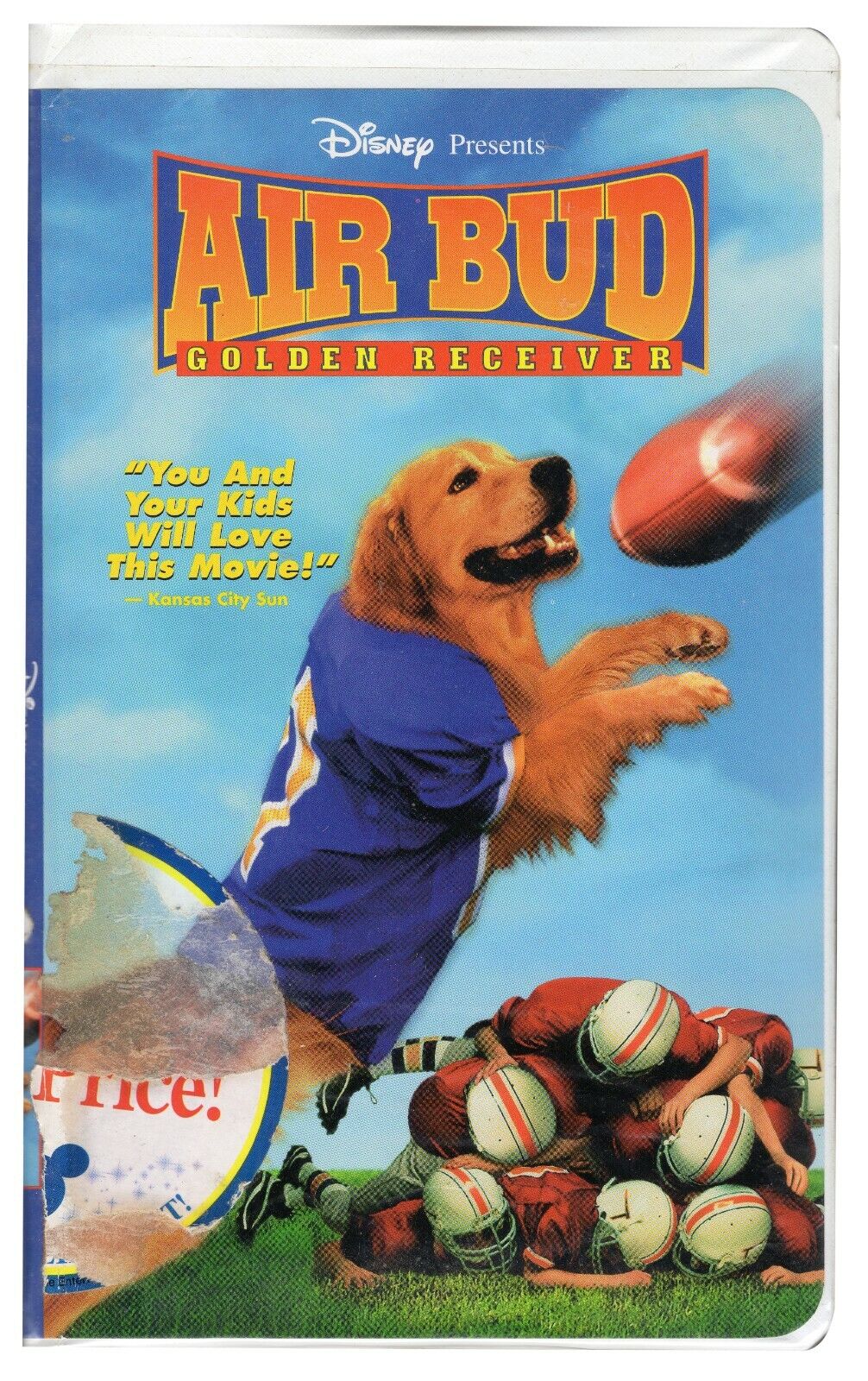 Air Bud Golden Receiver VINTAGE VHS Cassette in Clamshell Case