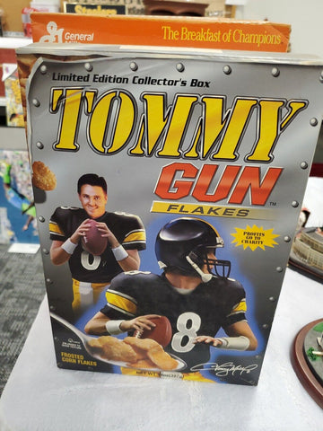 VINTAGE 2004 Tommy Gun Maddox Cereal Full Box Steelers